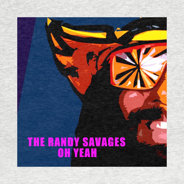 THE RANDY SAVAGES OH YEAH ALBUM COVER by Morketiden Productions